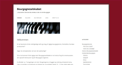 Desktop Screenshot of bourgogneselskabet.dk
